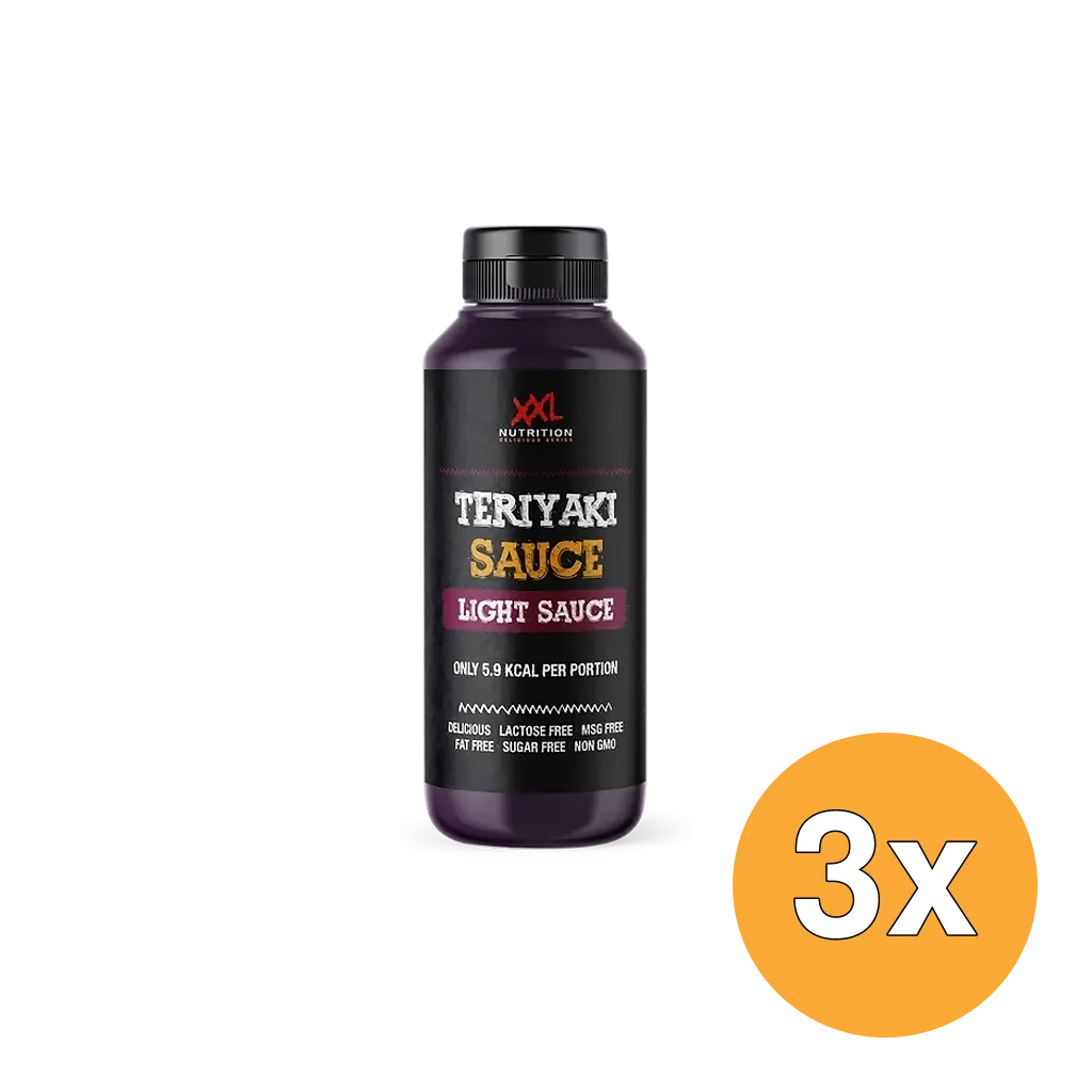 3x XXL Nutrition Light Saus - Teriyaki (265 ml)