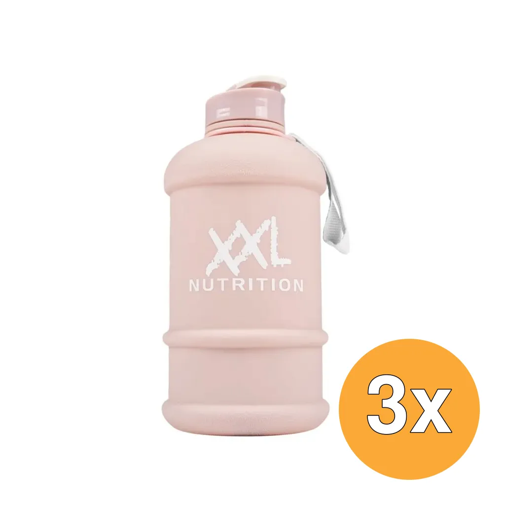 3x XXL Nutrition Waterjug V2 1300 ml Roze (1 stuk)