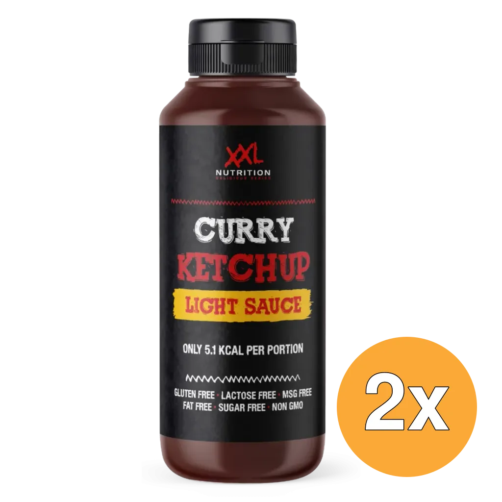 2x XXL Nutrition Light Saus - Curry Ketchup (960 ml)