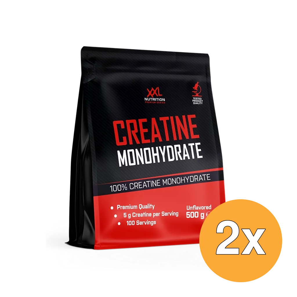 2x XXL Nutrition Creatine Monohydraat (500 gr)