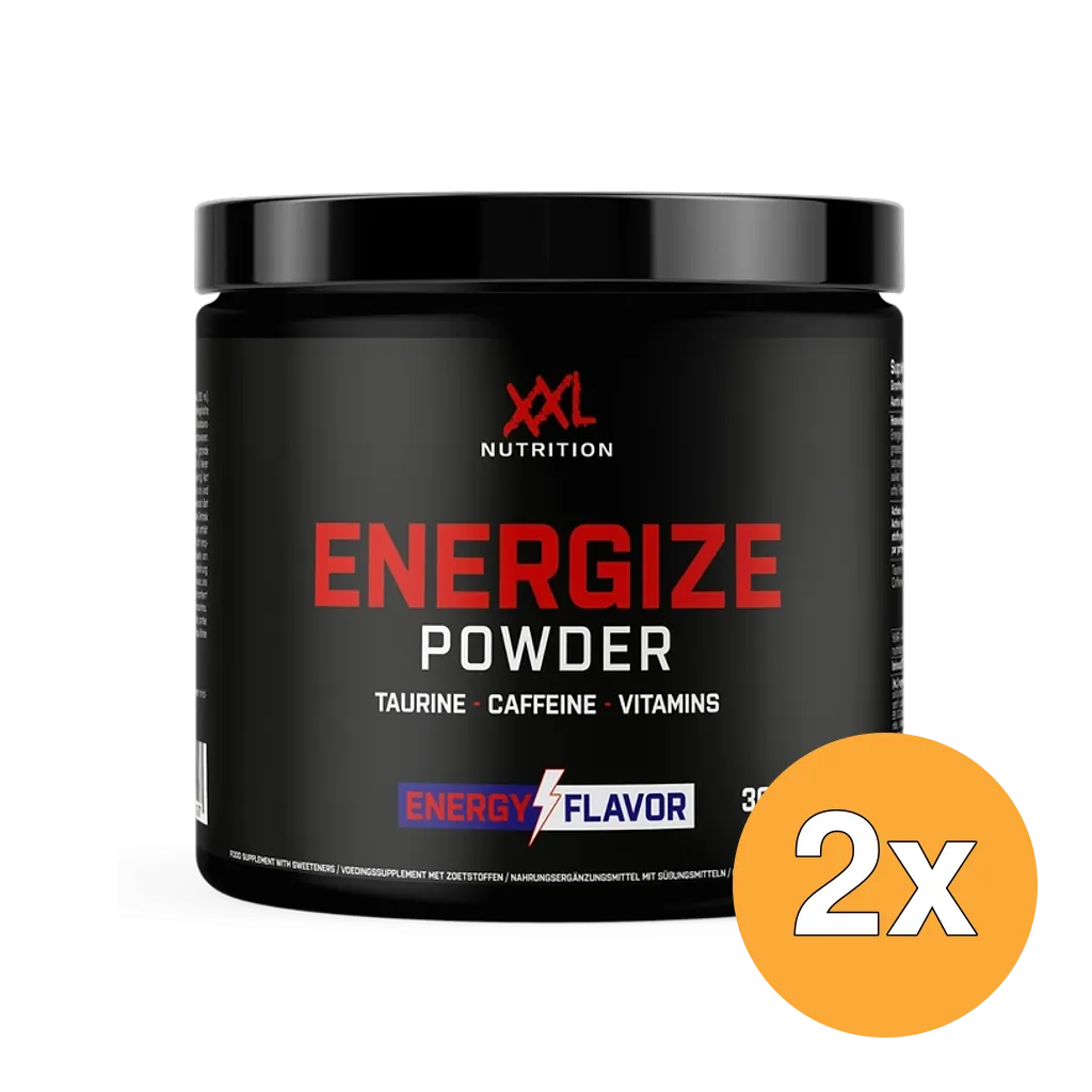 2x XXL Nutrition Energize Powder (300 gr)