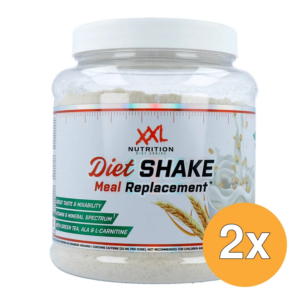 2x XXL Nutrition Diet Shake Cookies & Cream (480 gr)