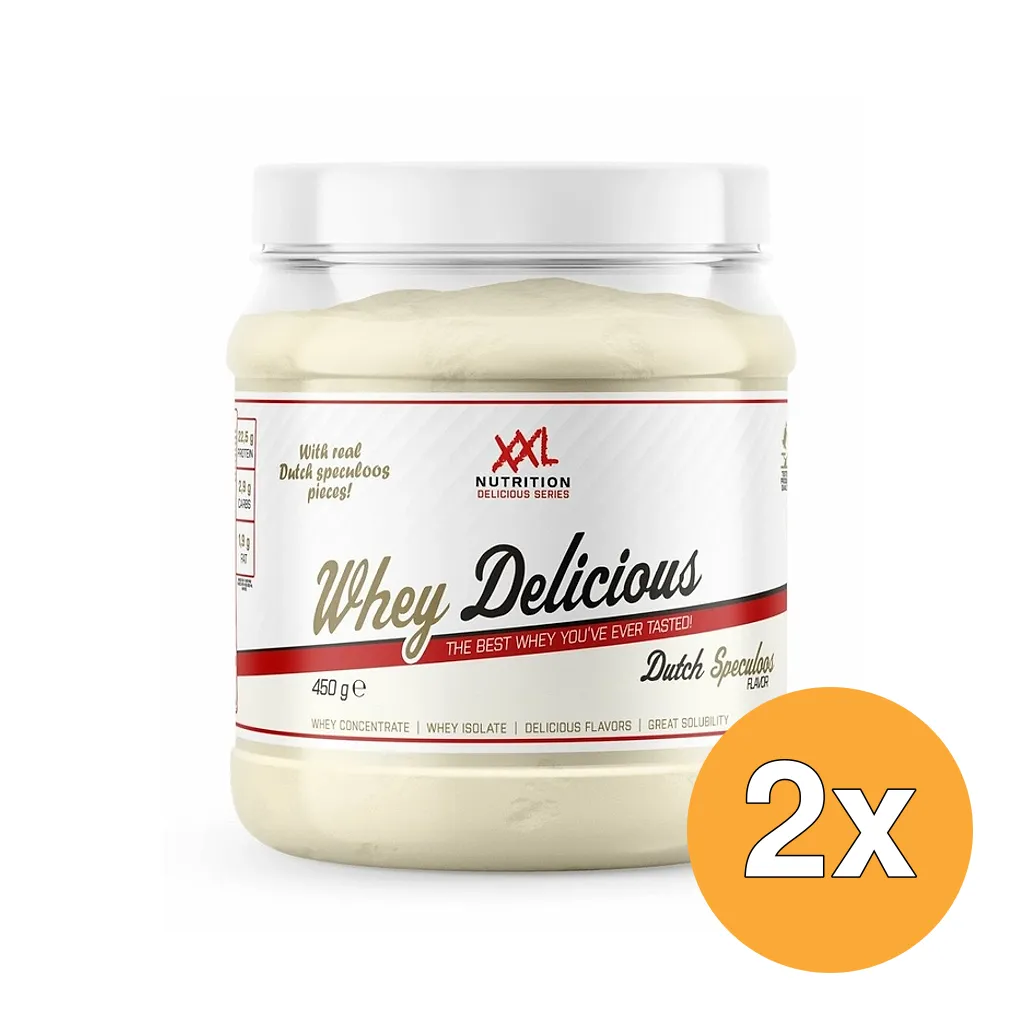 2x XXL Nutrition Whey Delicious Speculaas (450 gr)