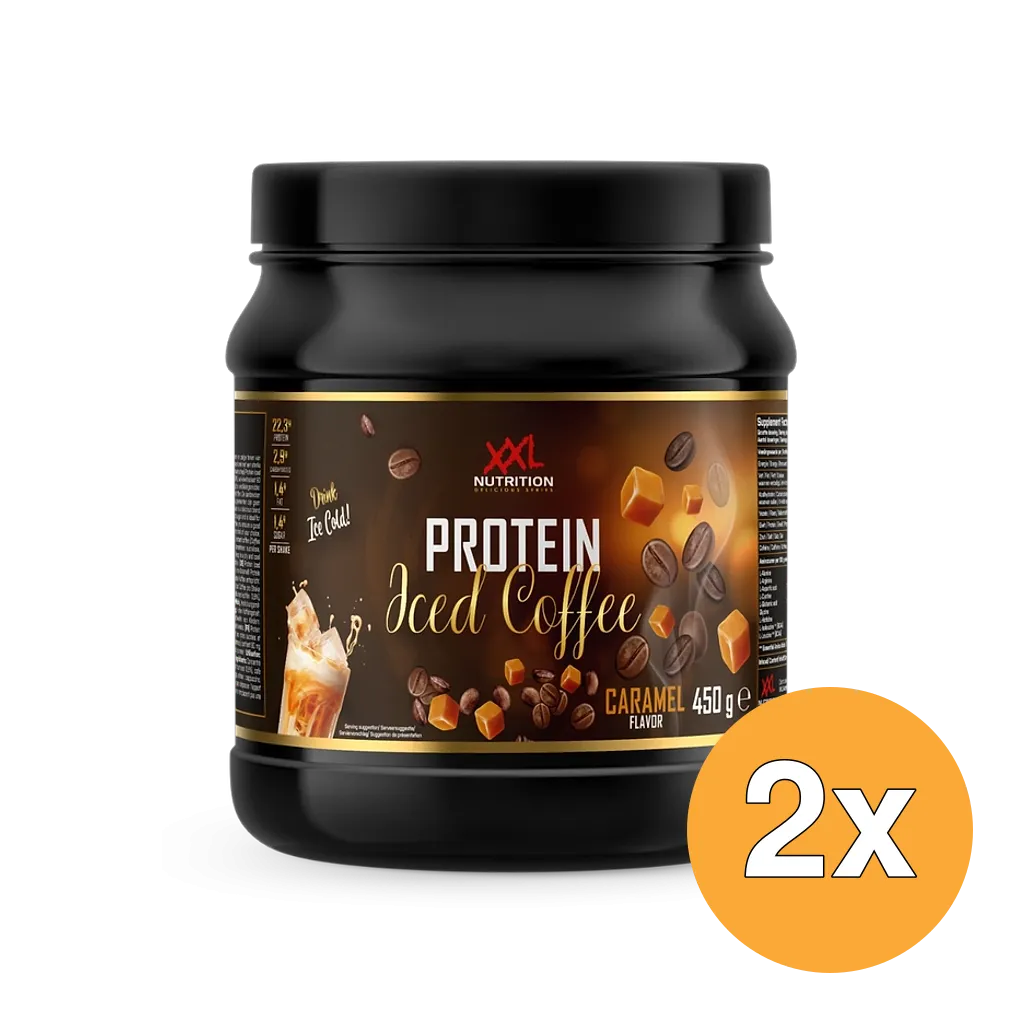 2x XXL Nutrition Protein Iced Coffee Caramel (450 gr)