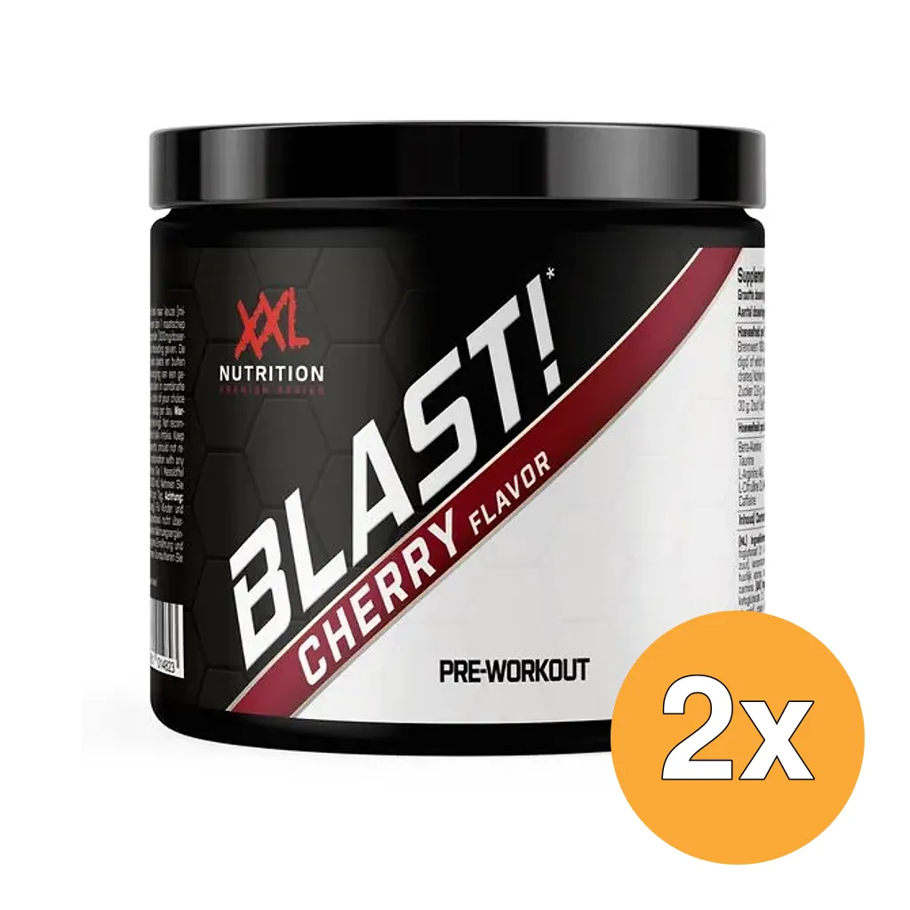 2x XXL Nutrition Blast Pre Workout Cherry (300 gr)