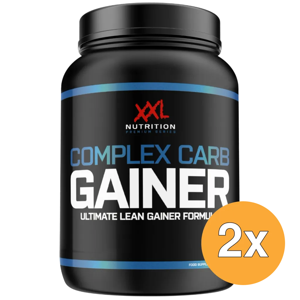 2x XXL Nutrition Complex Carb Gainer Vanille (1000 gr)
