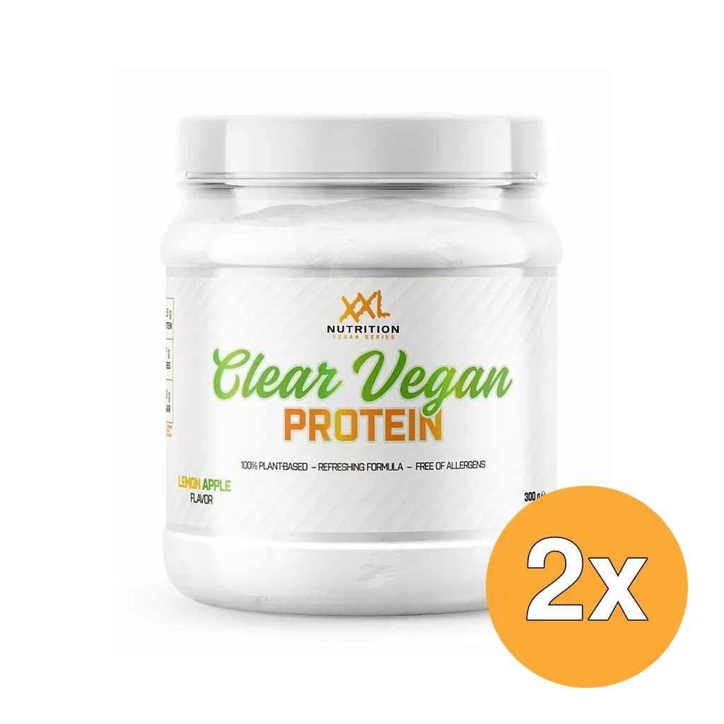 2x XXL Nutrition Clear Vegan Protein Lemon Apple (300 gr)