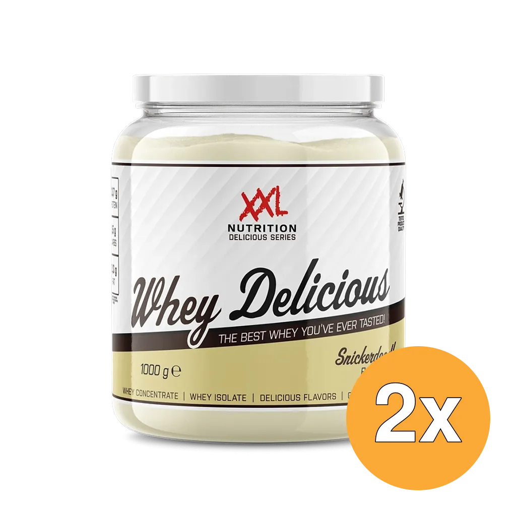 2x XXL Nutrition Whey Delicious Snickerdoodle (1000 gr)