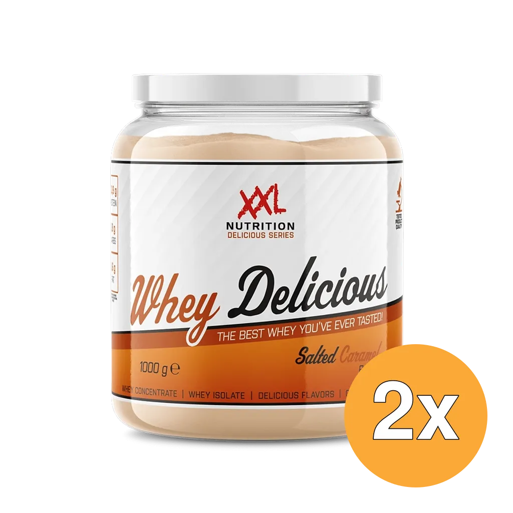 2x XXL Nutrition Whey Delicious Salted Caramel (1000 gr)