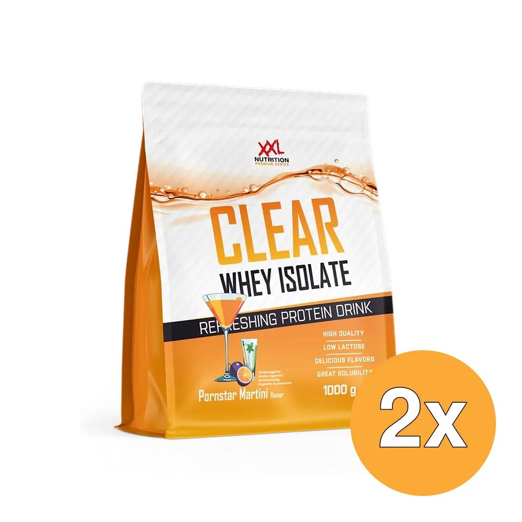2x XXL Nutrition Clear Whey Isolate - Pornstar Martini (1000 gr)