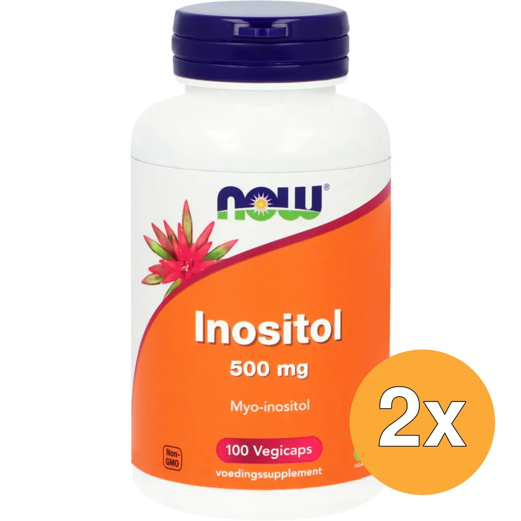 2x Now Inositol 500 mg (100 vega capsules)