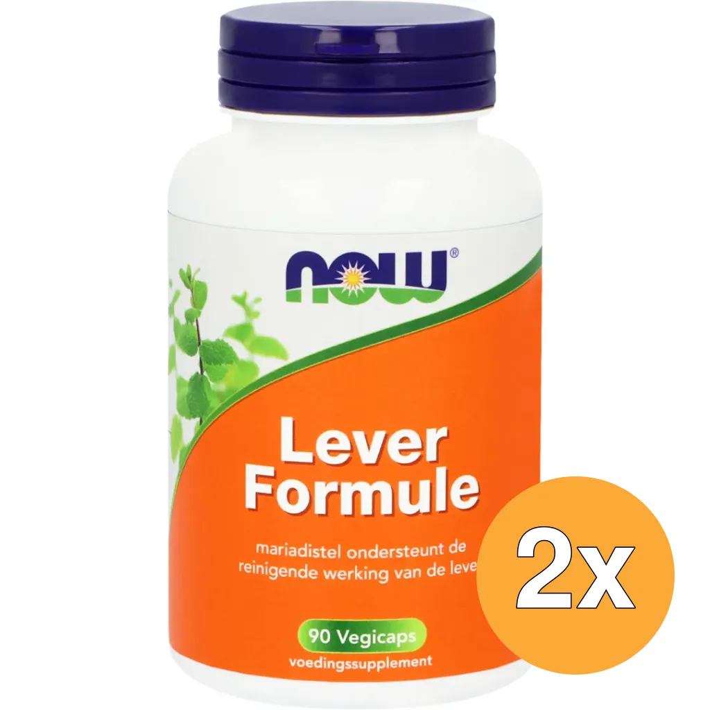 2x Now HepaForm voorheen Lever formule (90 vega capsules)