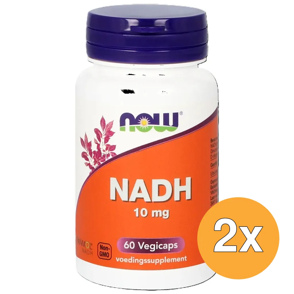 2x Now Nadh 10 Mg (60 vega capsules)