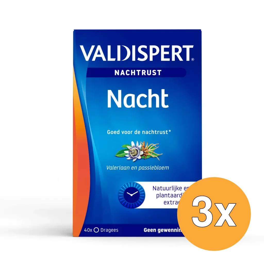 3x Valdispert Nacht (40 dragees)