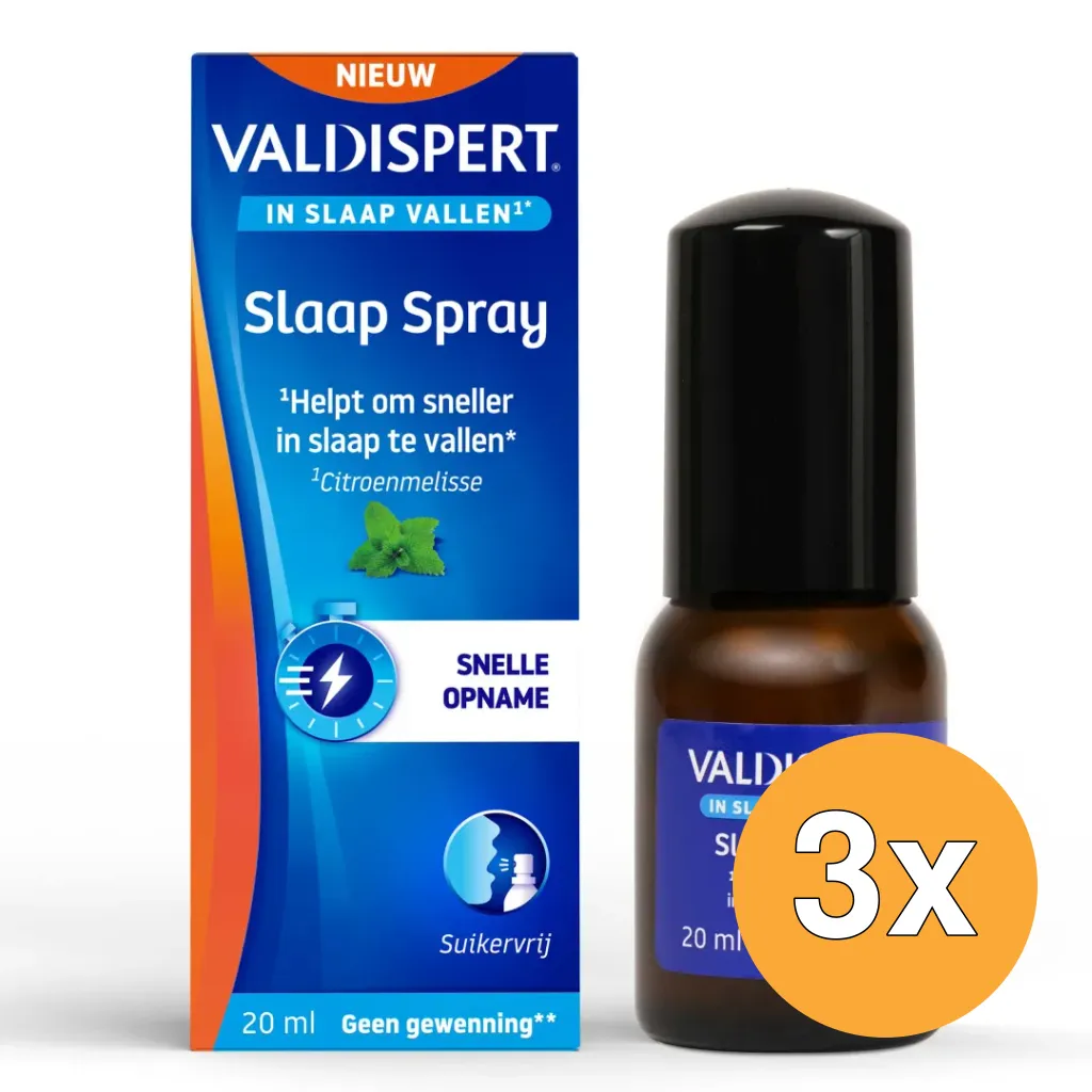 3x Valdispert Slaap Spray (20 ml)