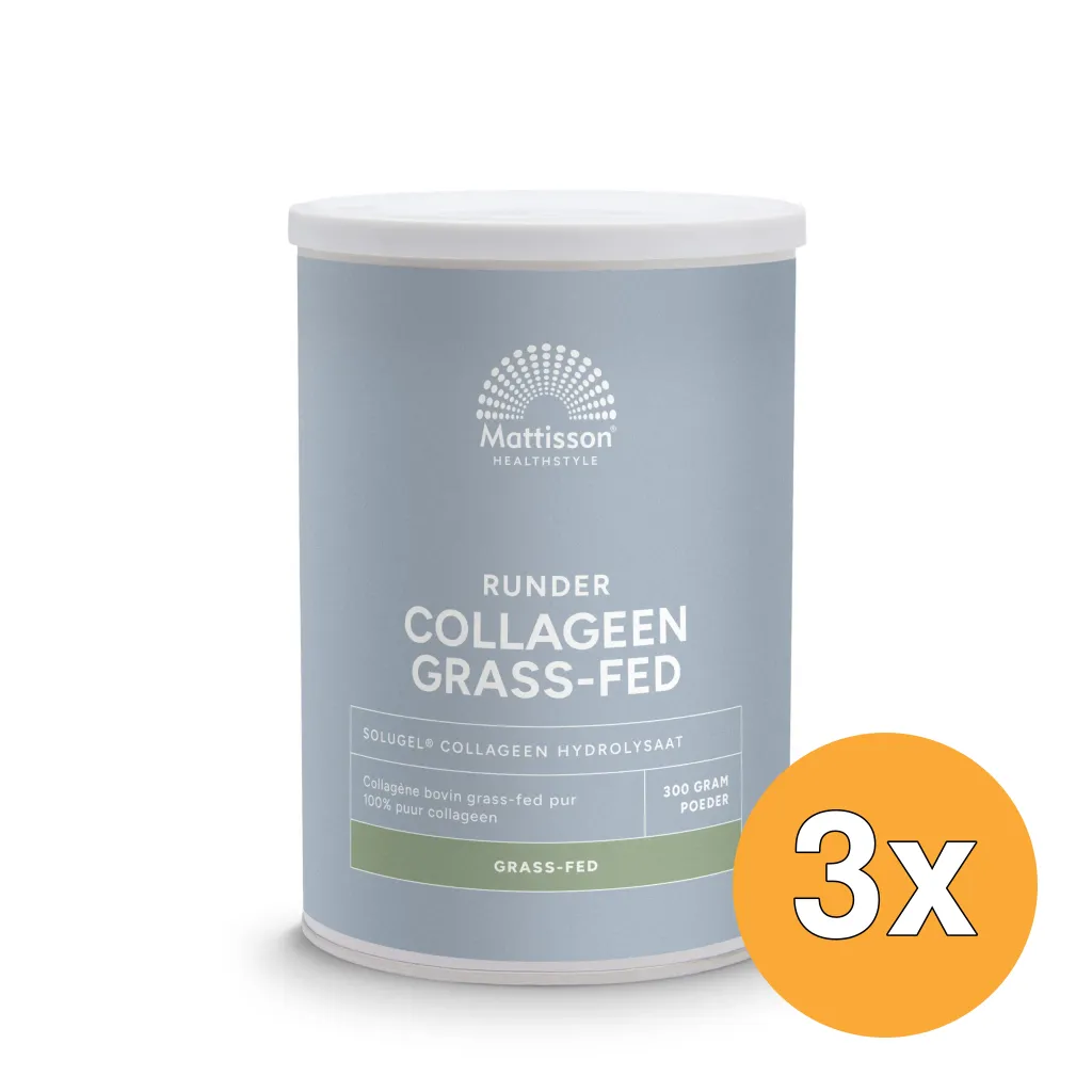 3x Mattisson Solugel Runder Collageengrass-Fed/Gras Gevoerd (300 gr)