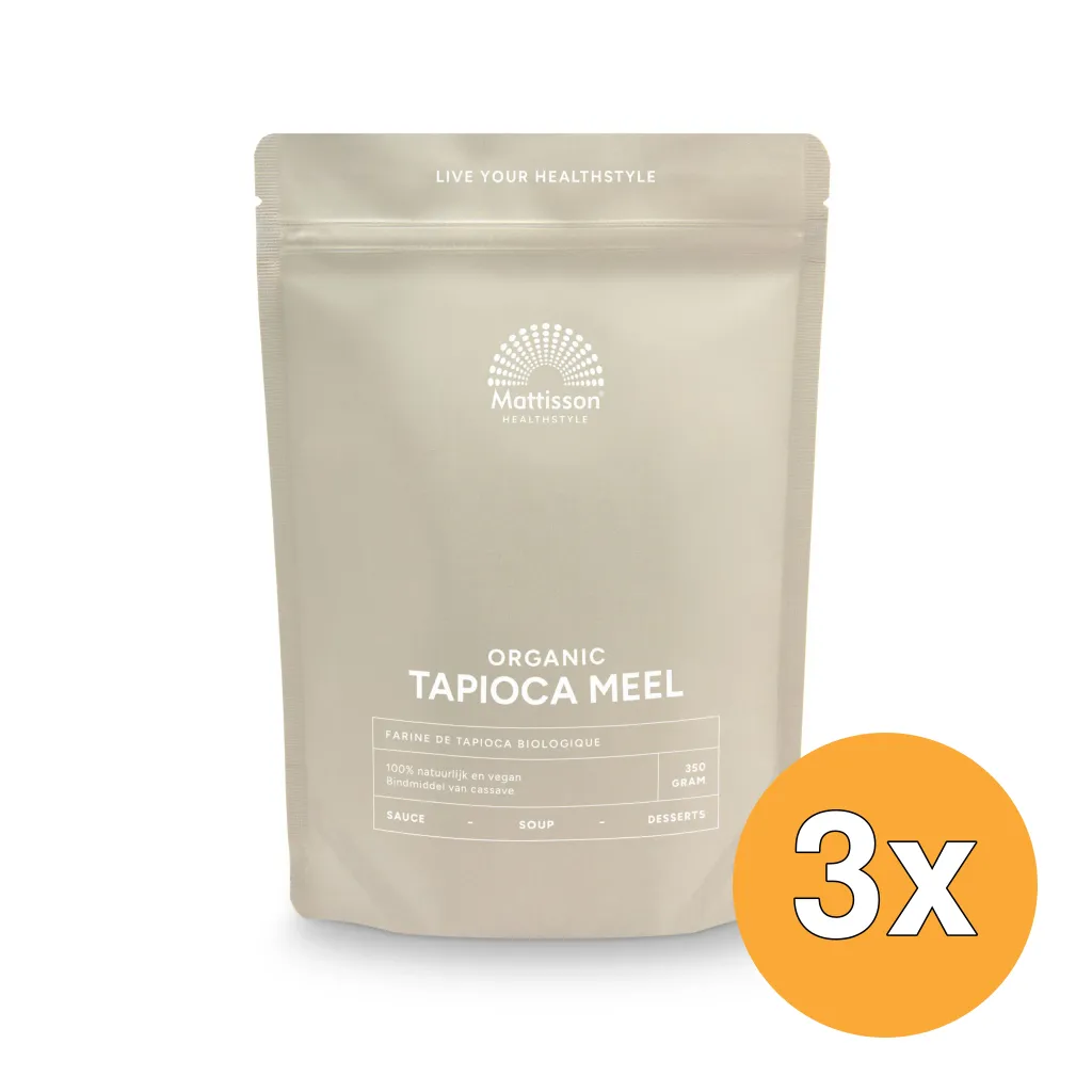 3x Mattisson Tapioca Meel Bio (350 gr)