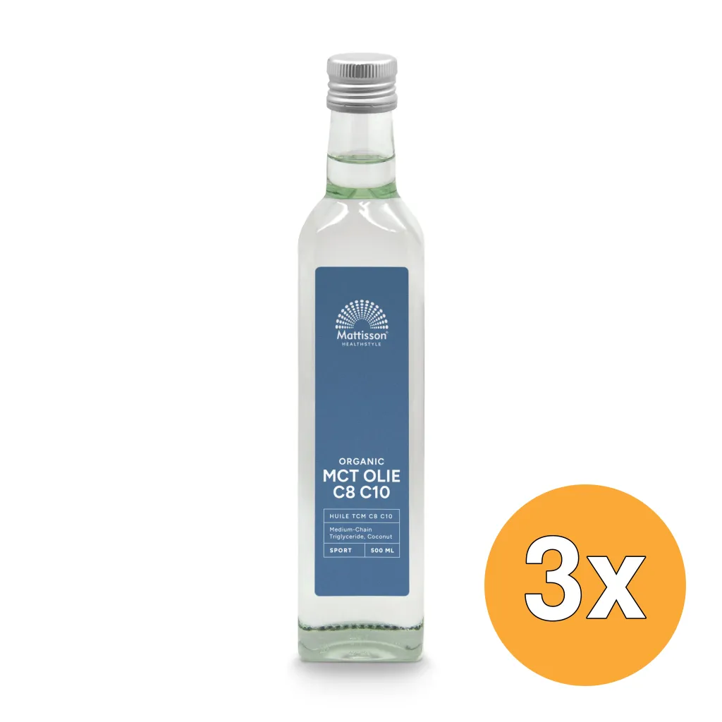 3x Mattisson Mct Olie Blend Bio (500 ml)