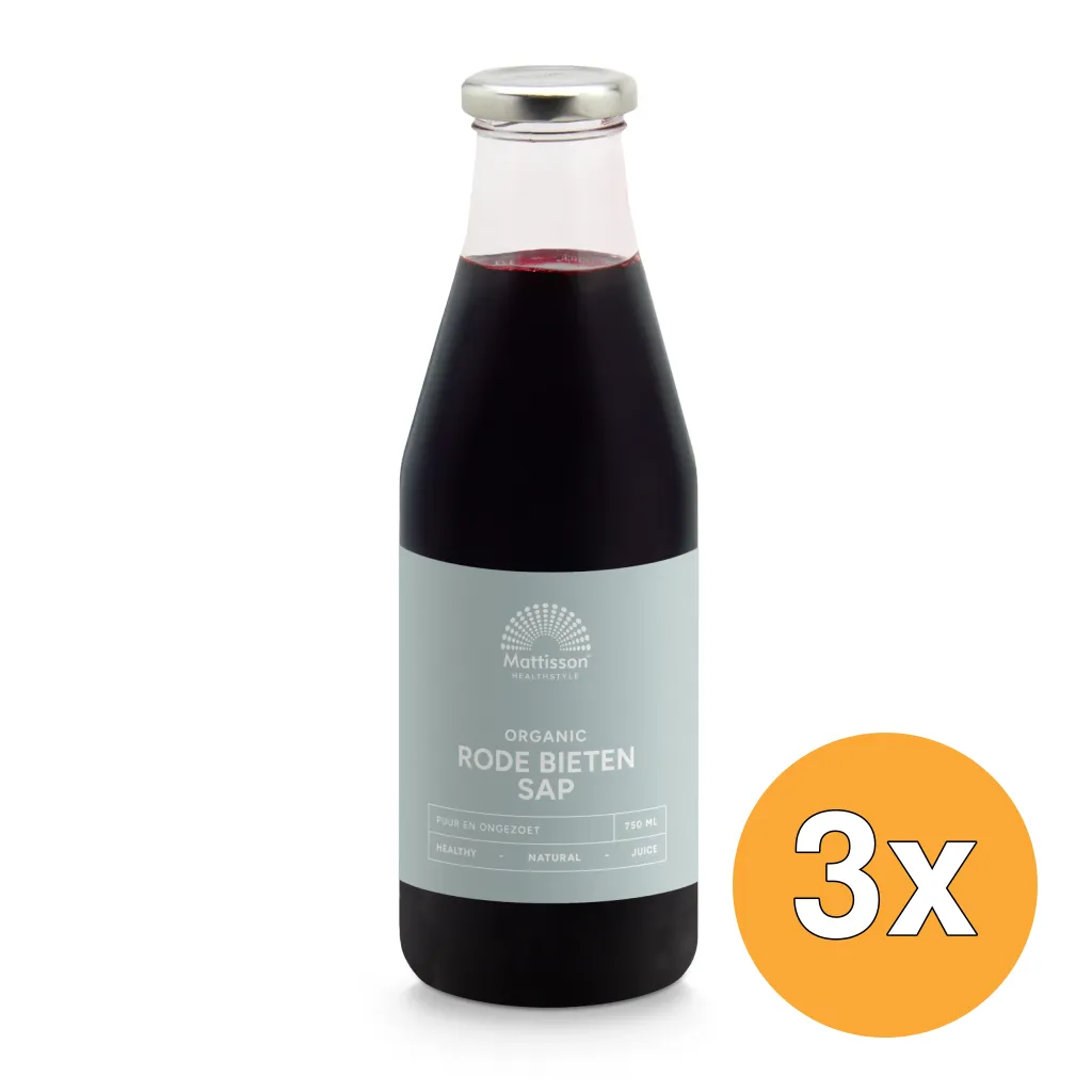 3x Mattisson Rode Bietensap Bio (750 ml)
