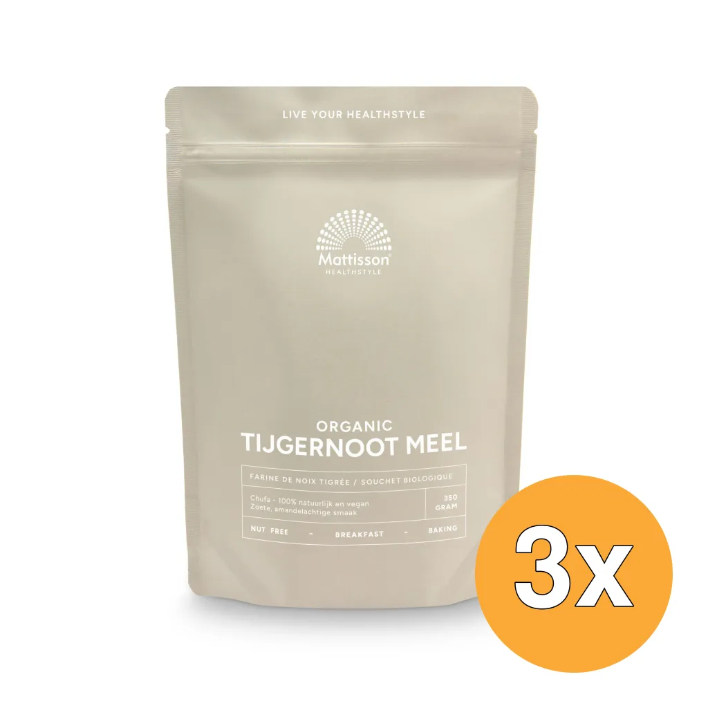 3x Mattisson Tijgernoot Chufa Meel Bio (350 gr)