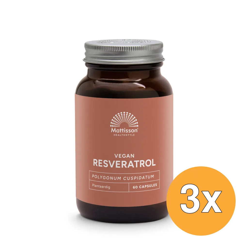 3x Mattisson Ultimate Resveratrol (60 vega capsules)