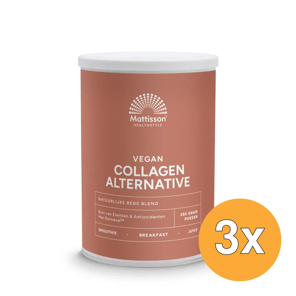 3x Mattisson Vegan Reds Blend Collagen Booster (350 gr)