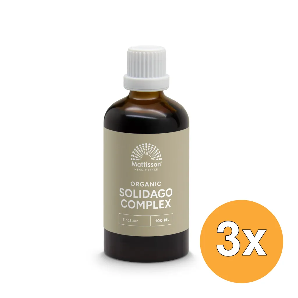 3x Mattisson Organic Solidago Complex Tinctuur Bio (100 ml)