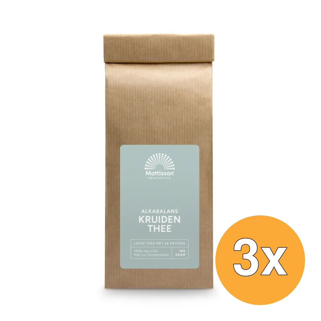3x Mattisson Alkabalans Zuur Base Kruidenthee (100 gr)