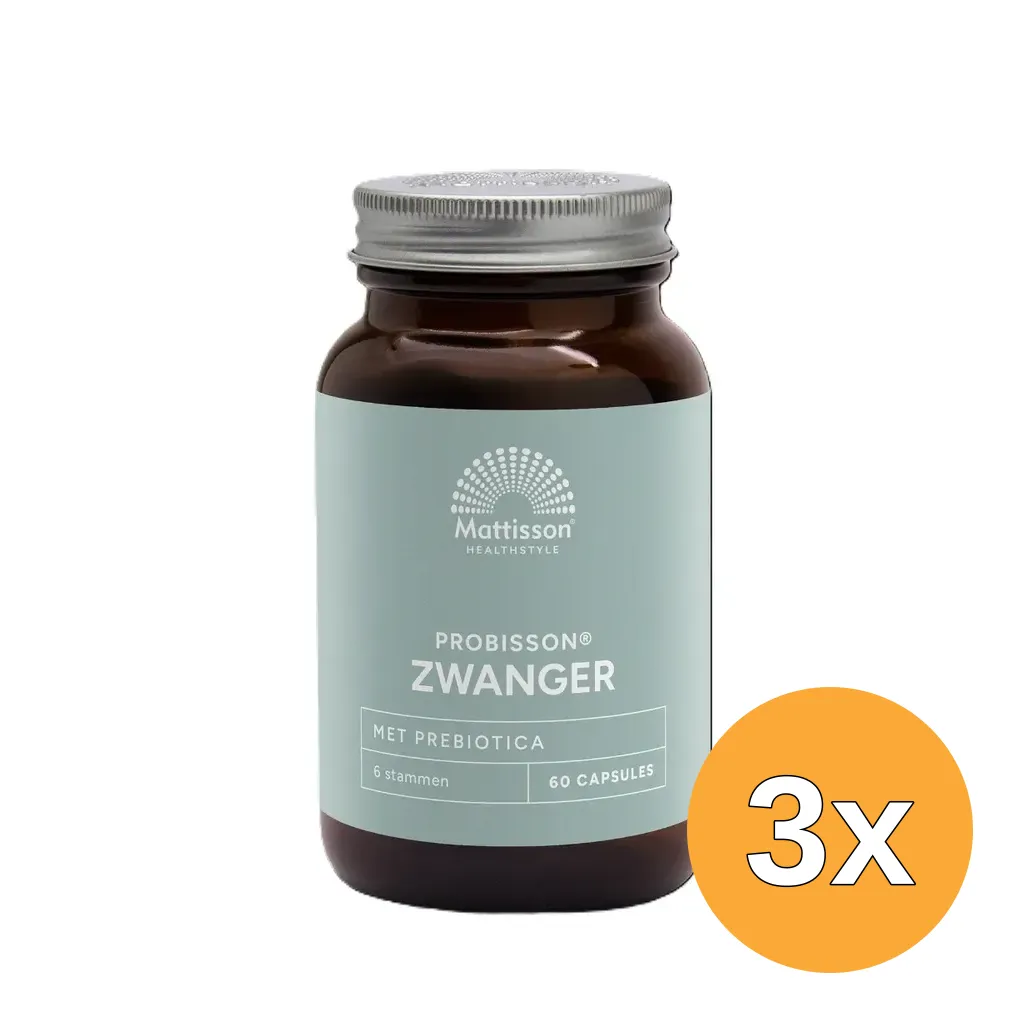 3x Mattisson Probisson Zwanger 7 Miljard (60 capsules)