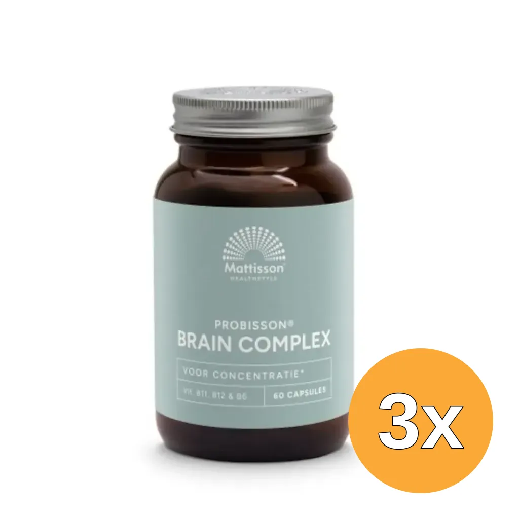 3x Mattisson Probisson Brain Complex (60 capsules)