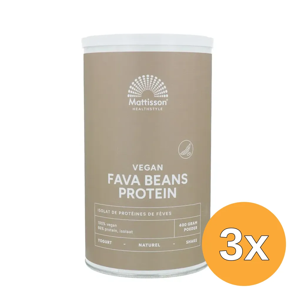 3x Mattisson Fava Beans Protein (400 gr)