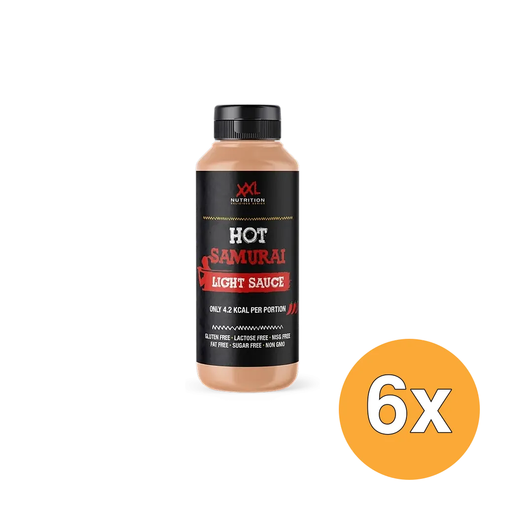 6x XXL Nutrition Light Saus - Hot Samurai (265 ml)