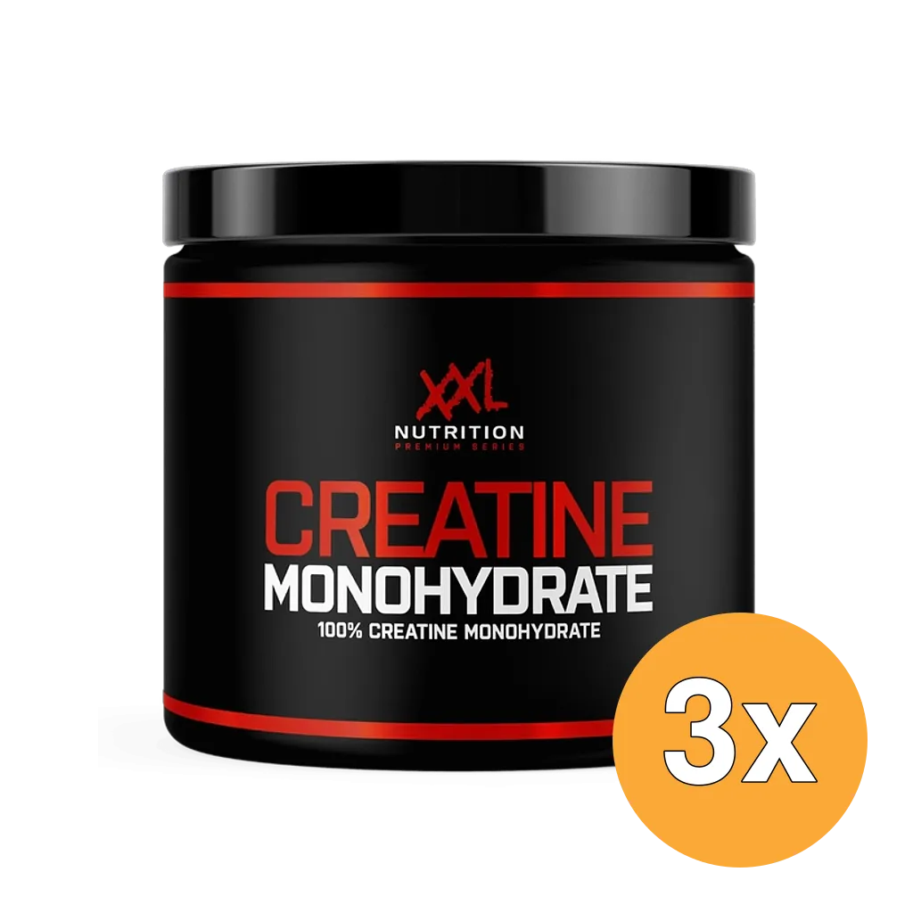 3x XXL Nutrition Creatine Monohydraat (250 gr)