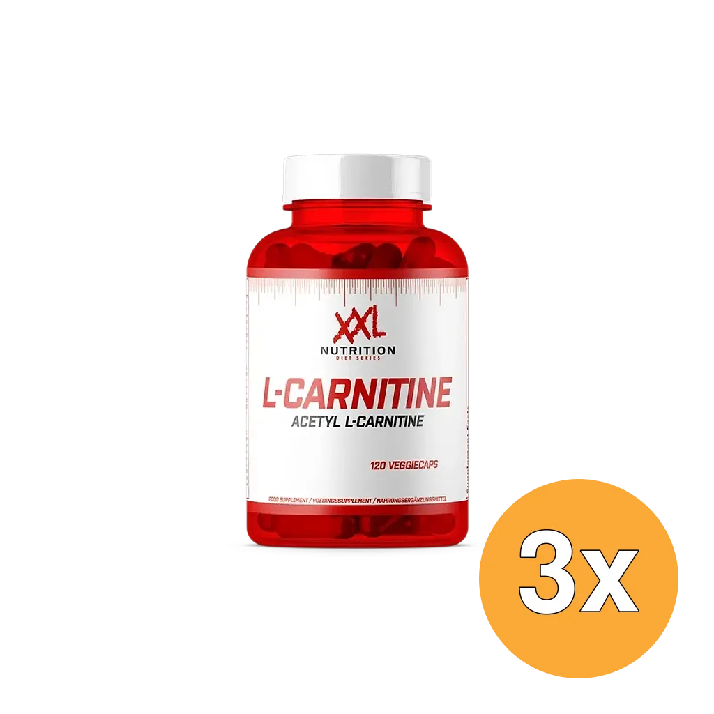 3x XXL Nutrition L-Carnitine (120 Capsules)