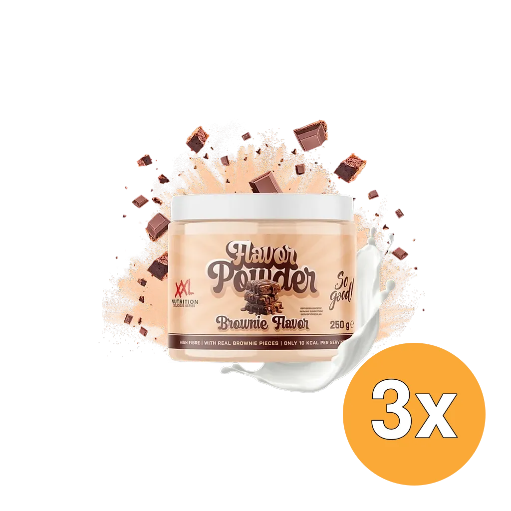 3x XXL Nutrition Flavor Powder - Brownie (250 gram)