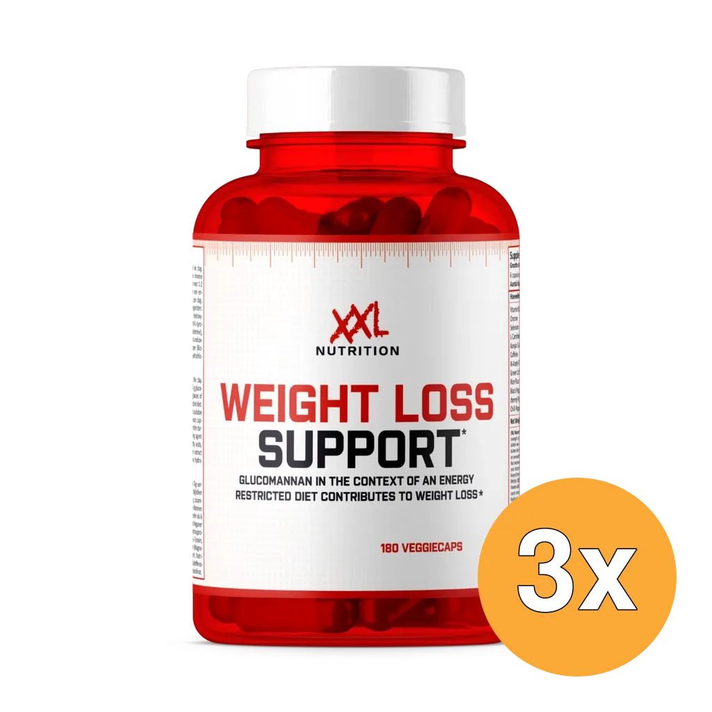 3x XXL Nutrition Weight Loss Support (180 Capsules)