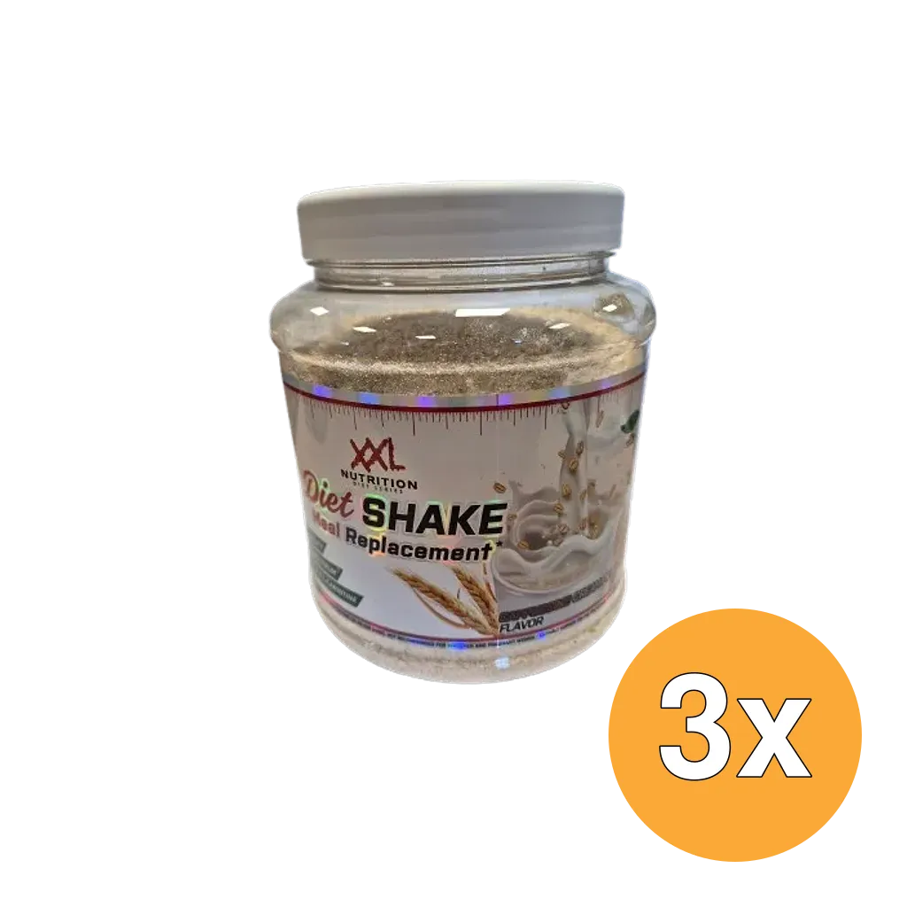 3x XXL Nutrition Diet Shake Cappuccino Cream Pie (480 gr)