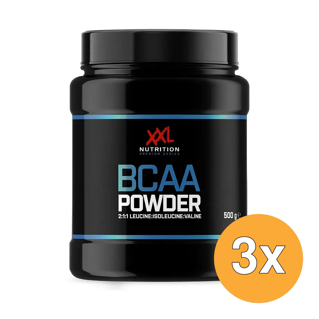 3x XXL Nutrition Bcaa Poeder Pina Colada (500 gr)