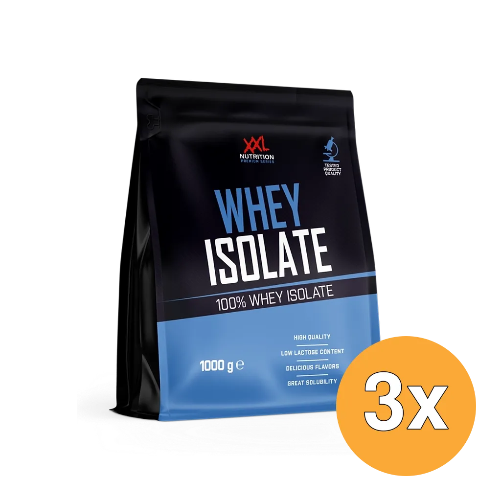 3x XXL Nutrition Whey Isolaat Coconut (1000 gr)