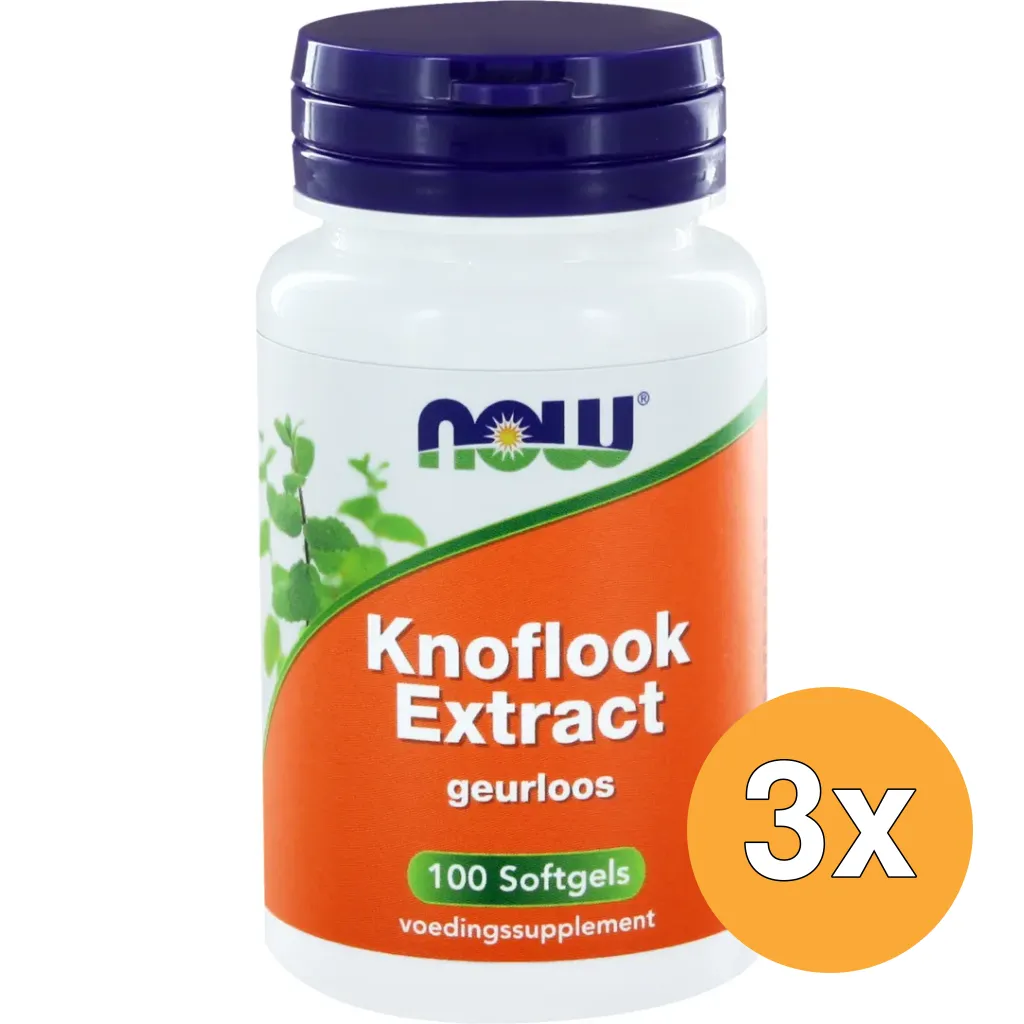 3x Now Knoflook extract (100 softgels)