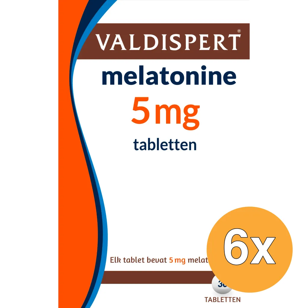 6x Valdispert Melatonine 5Mg (30 tabletten)