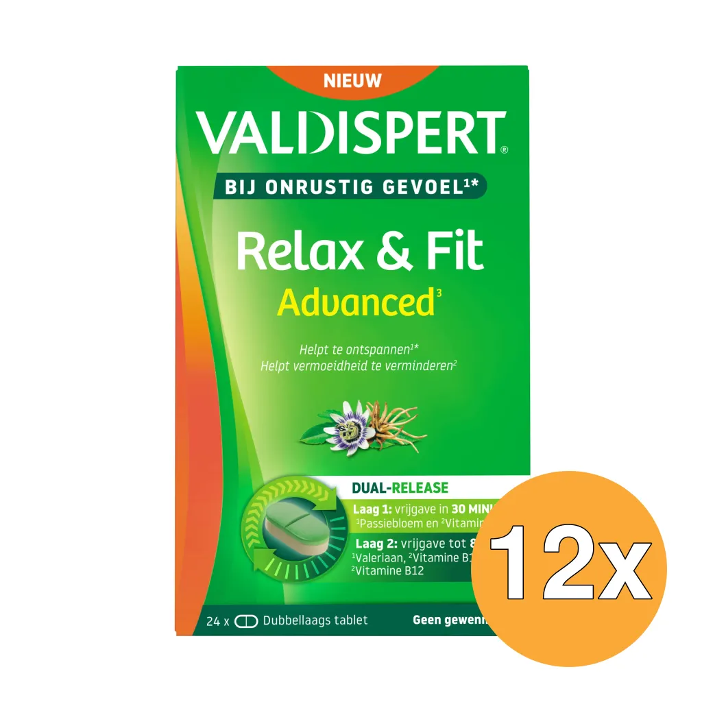 12x Valdispert Relax & Fit (24 tabletten)