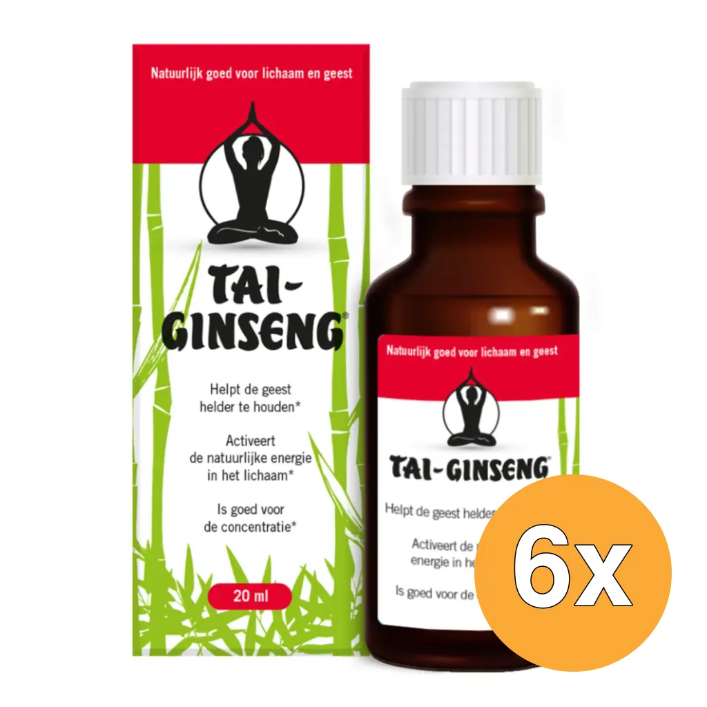 6x Tai Ginseng Tai Ginseng Elixer (20 ml)