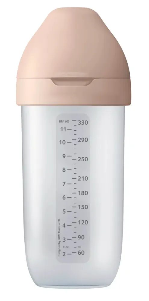 Difrax Lovi Mammafeel Babyfles 330 ml (1 stuk) - image 2
