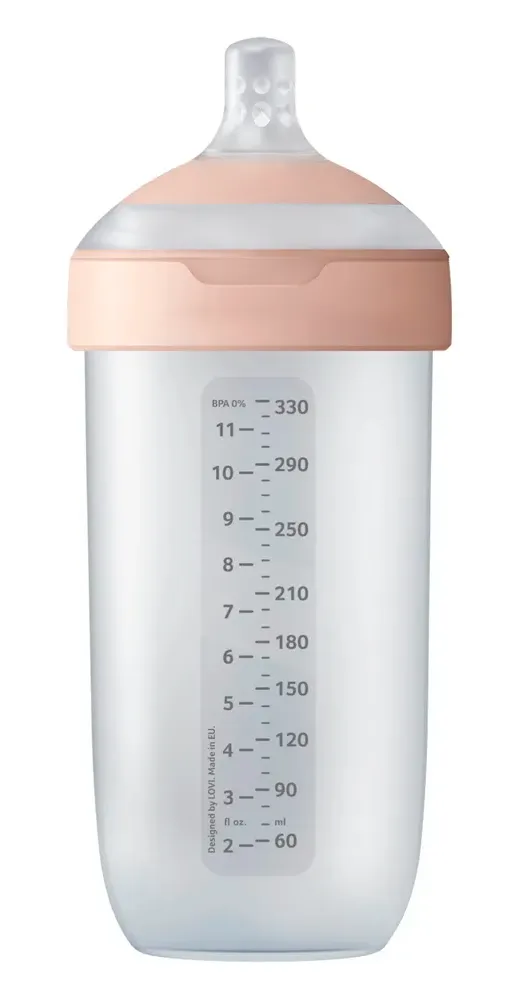Difrax Lovi Mammafeel Babyfles 330 ml (1 stuk) - image 3