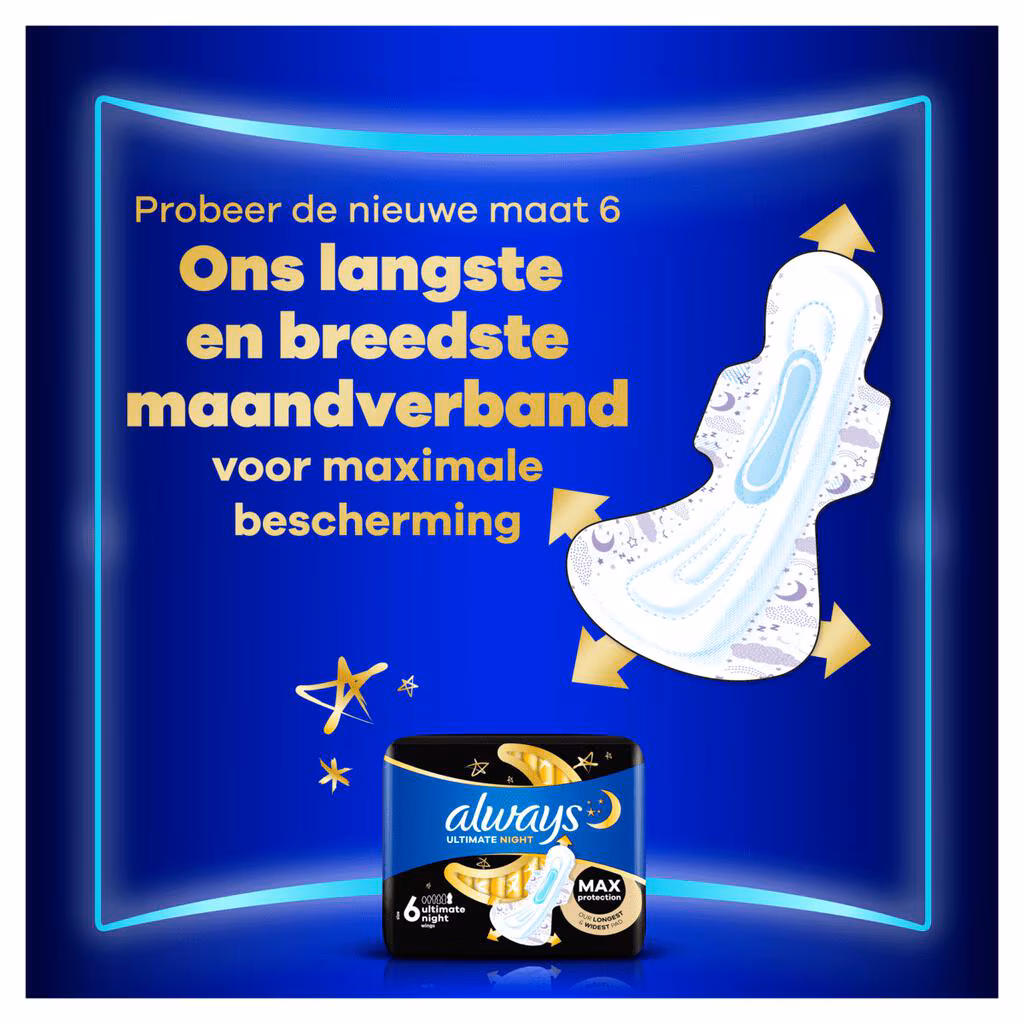 Always Maandverband Night Ultra Secure (16 stuks) - image 3