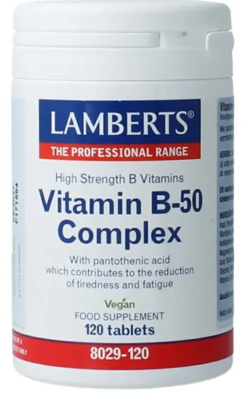 Lamberts Vitamine B50 Complex (120 tabletten)