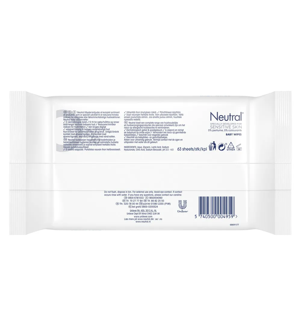 Neutral Baby Doekjes (52 stuks) - image 2