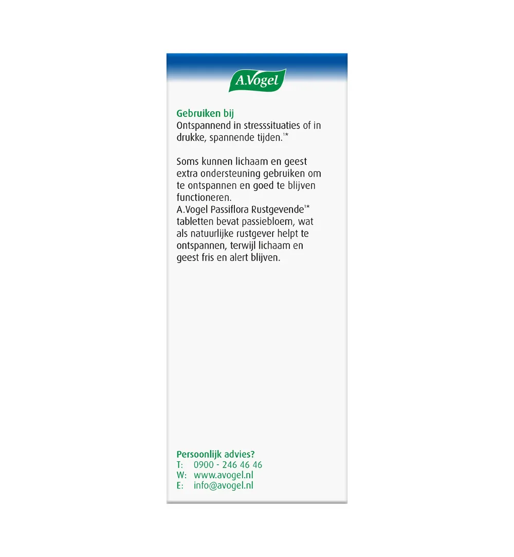 A.Vogel Passiflora rustgevende (80 tabletten) - image 3