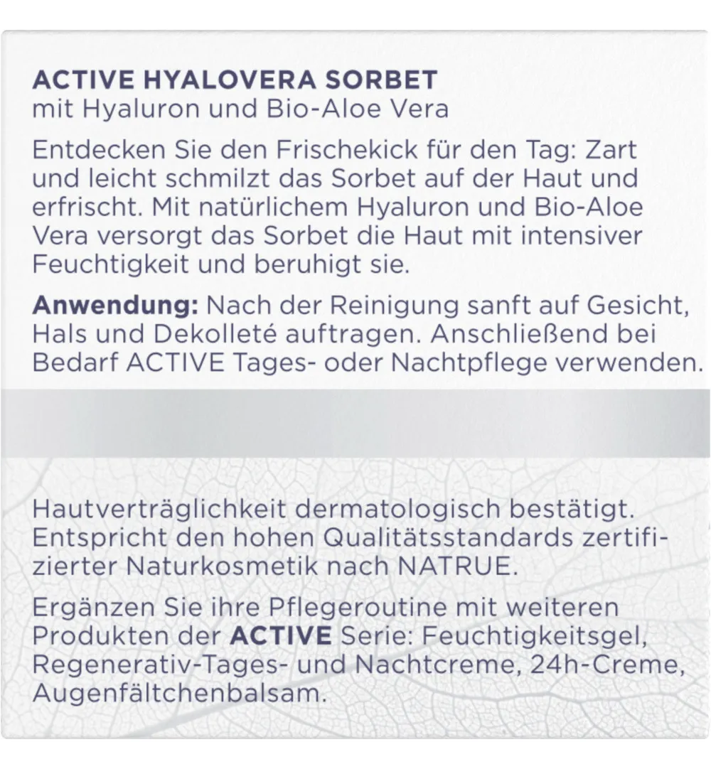Heliotrop Active Hyalovera Sorbet (50 ml) - image 3